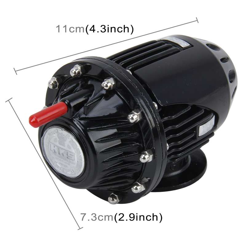 Super Sequential Blow-off Valve SQV / SQV Sequential Style Turbocharger Turbo Valve(Black)