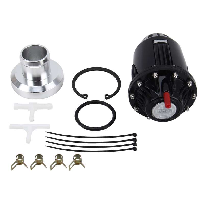 Super Sequential Blow-off Valve SQV / SQV Sequential Style Turbocharger Turbo Valve(Black)