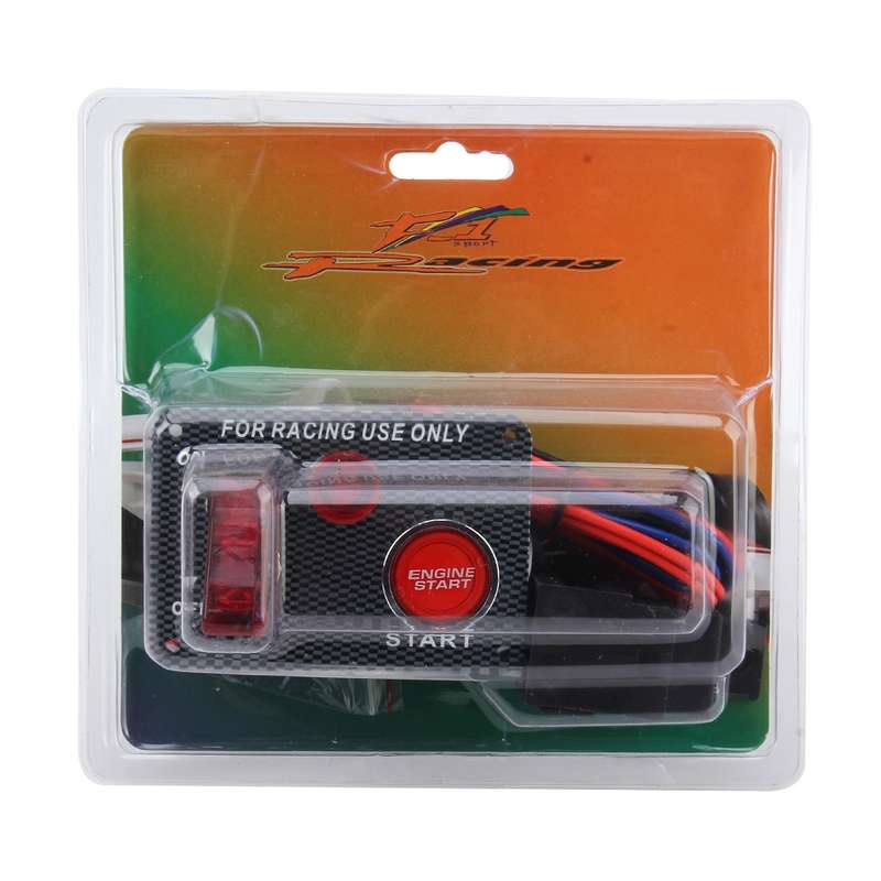 Auto Racing Switch Cover Toggle Switch 12V 20A Panels Red Racing Ignition Switch Panel Engine Start