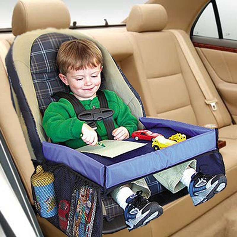 Child Console Baby Stroller Toy Stroller Organizer Baby Safety Tray Tourist Painting Holder Waterpro