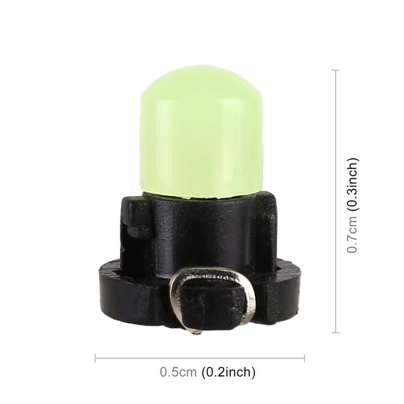 10 PCS 2W T3 Wedge Instrument Panel LED Light Dashboard Gauge Cluster Indicator Lamp Bulb(Ice Blue L
