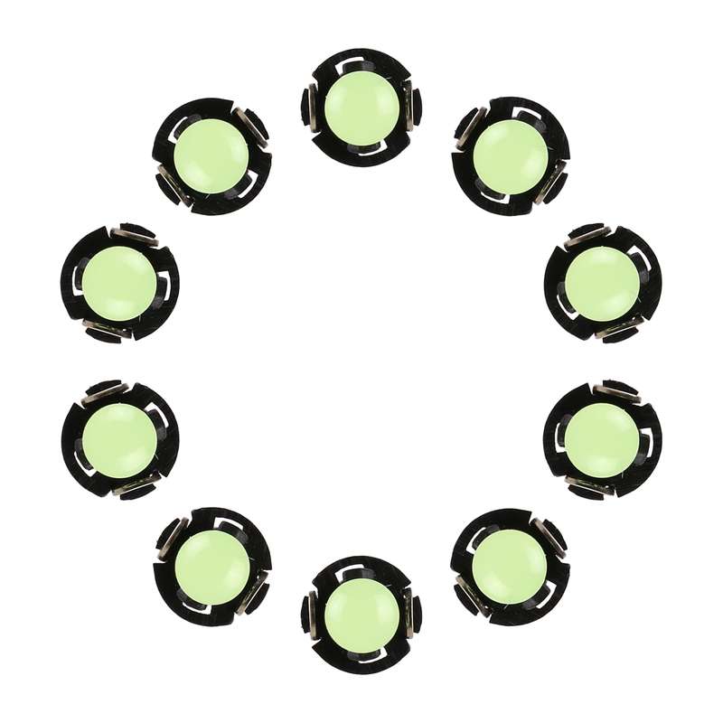 10 PCS 2W T3 Wedge Instrument Panel LED Light Dashboard Gauge Cluster Indicator Lamp Bulb(Ice Blue L
