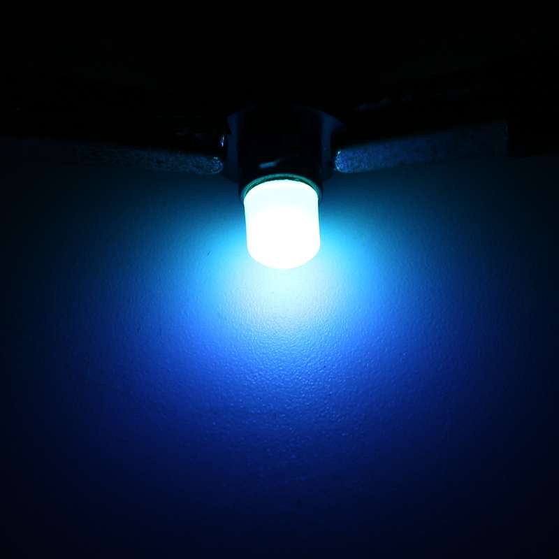 10 PCS 2W T3 Wedge Instrument Panel LED Light Dashboard Gauge Cluster Indicator Lamp Bulb(Ice Blue L