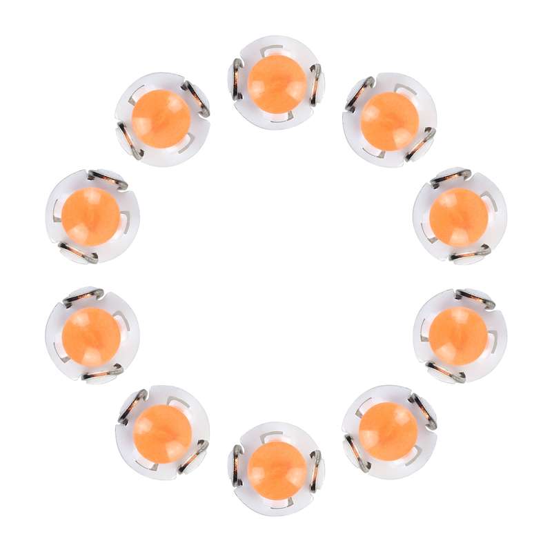 10 PCS 2W T3 Wedge Instrument Panel LED Light Dashboard Gauge Cluster Indicator Lamp Bulb(Ice Blue L