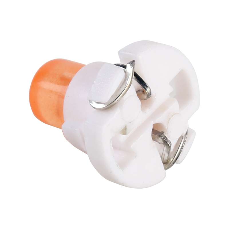 10PCS 2W T4.2 Wedge Instrument Panel LED Light Dashboard Gauge Cluster Indicator Lamp Bulb (Pink Lig