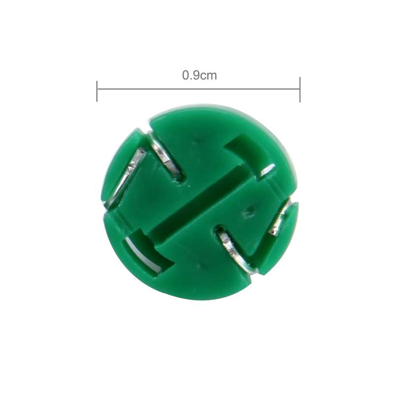 10PCS 2W T4.7 Wedge Instrument Panel LED Light Dashboard Gauge Cluster Indicator Lamp Bulb (Blue Lig