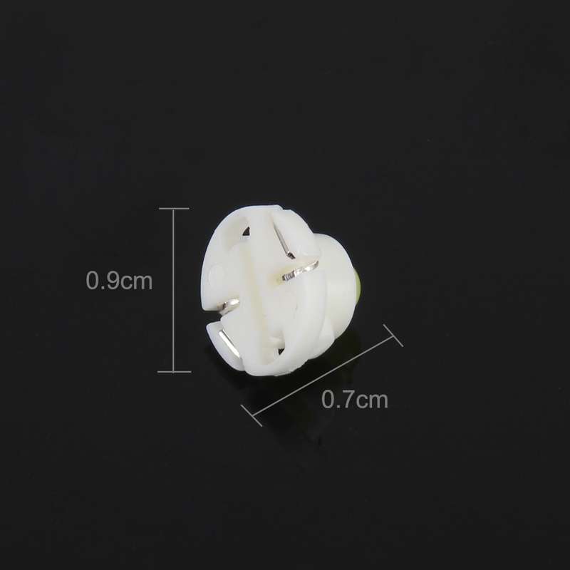 10PCS 2W T4.7 Wedge Instrument Panel LED Light Dashboard Gauge Cluster Indicator Lamp Bulb (Blue Lig
