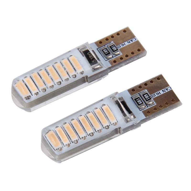 2PCS T10 3W 16 SMD-4014 LEDs Car Clearance Lights Lamp, DC 12V(Blue Light)
