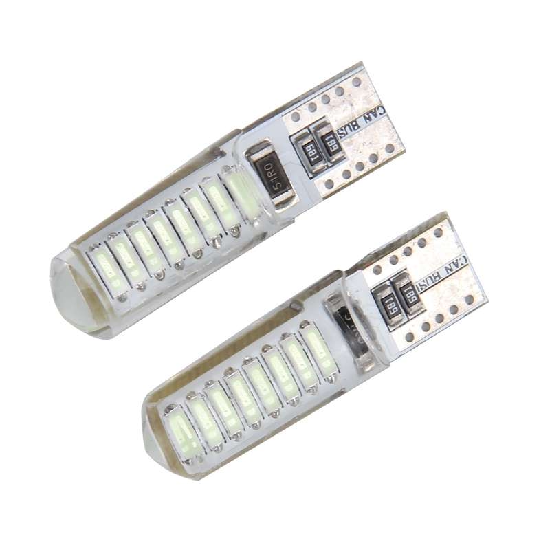 2PCS T10 3W 16 SMD-4014 LEDs Car Clearance Lights Lamp, DC 12V(Blue Light)