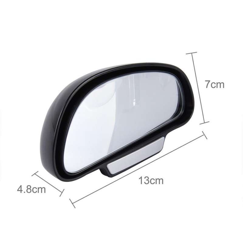 3R-092 Car Blind Spot Right Rear View Wide Angle Adjustable Mirror (Silver)