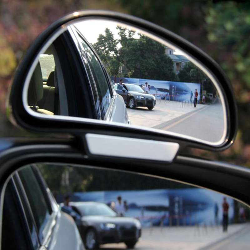 3R-092 Car Blind Spot Right Rear View Wide Angle Adjustable Mirror (Silver)