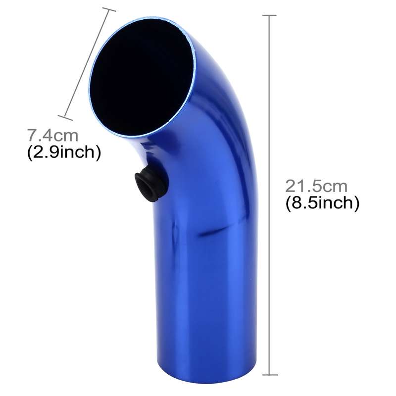 Universal Air Intake Pipe Super Power Flow Air Intakes Short Cold Racing Aluminium Air Intake Pipe