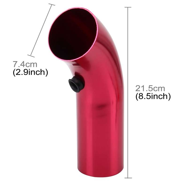 Universal Air Intake Pipe Super Power Flow Air Intakes Short Cold Racing Aluminium Air Intake Pipe