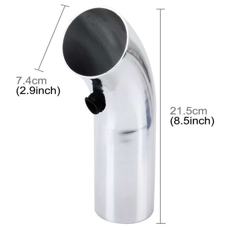 Universal Air Intake Pipe Super Power Flow Air Intakes Short Cold Racing Aluminium Air Intake Pipe