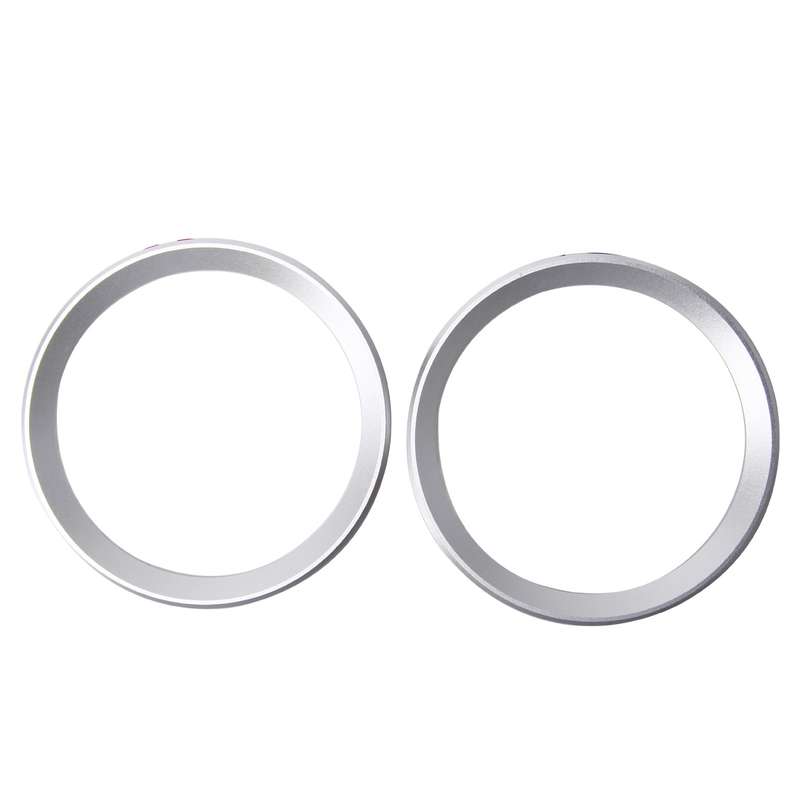 2 PCS Car Logo Decorative Circle Steering Wheel Decoration Ring Sticker Logo Car Styling Modificatio