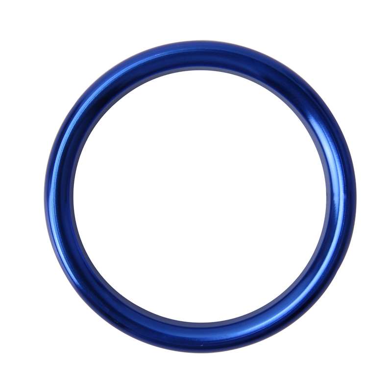 4 PCS Car Outlet Decorative Rings Aluminum Alloy Air Outlet Chrome Trim Ring Car Dashboard Air Vent