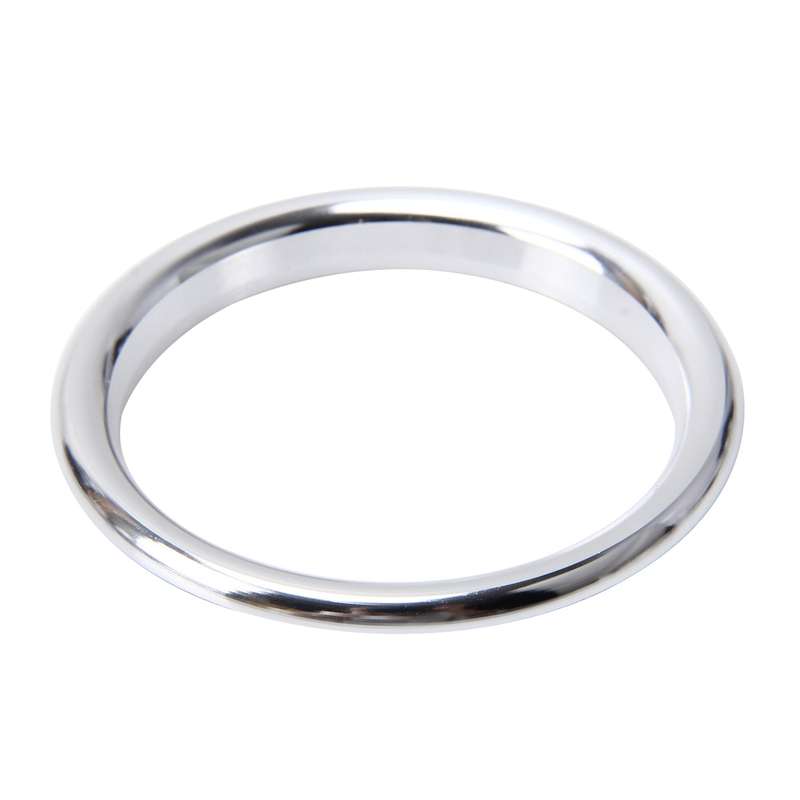 4 PCS Car Outlet Decorative Rings Aluminum Alloy Air Outlet Chrome Trim Ring Car Dashboard Air Vent