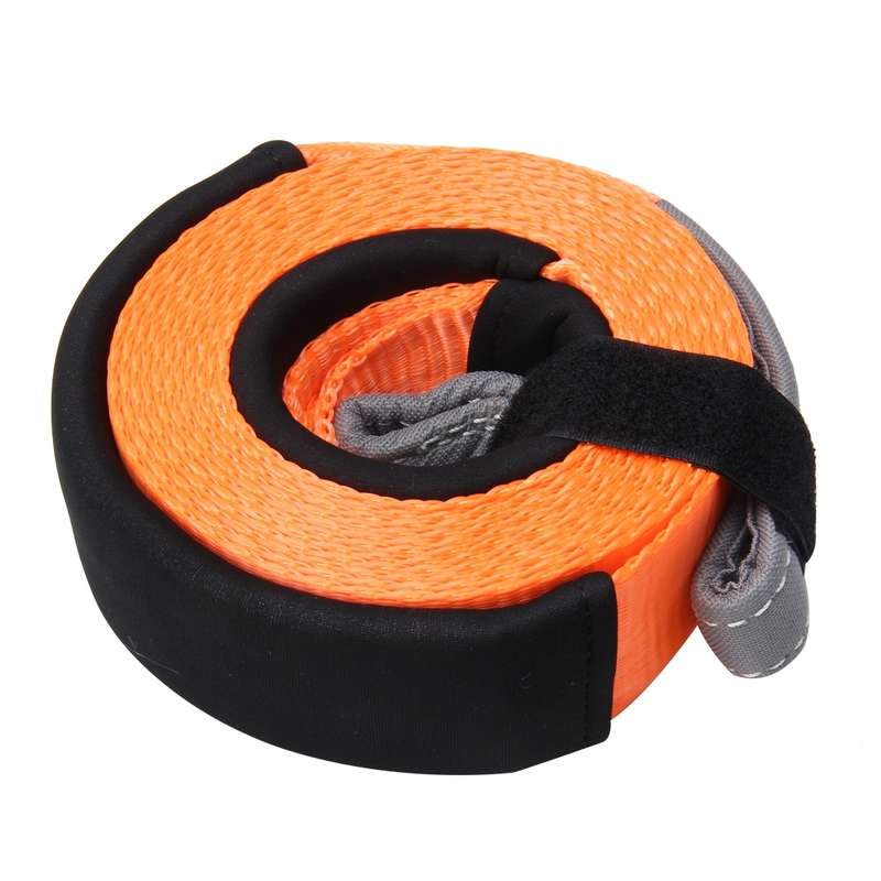 5m x 5cm 8 Tons Towing 2 Tons Lifting High Strength Heavy Duty Vehicle Lifting Towing Pull Strap Rop