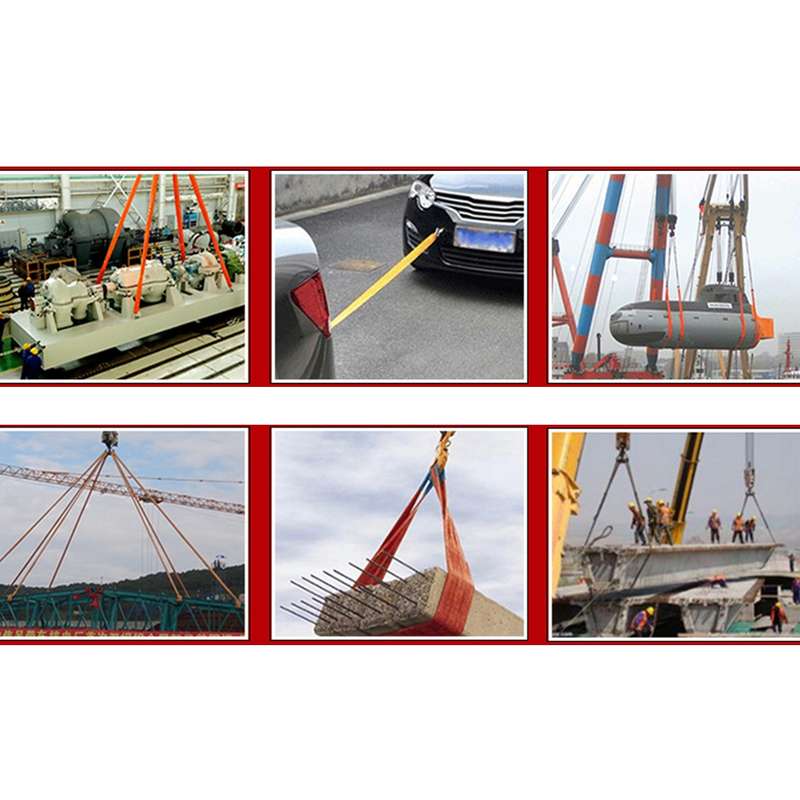 5m x 5cm 8 Tons Towing 2 Tons Lifting High Strength Heavy Duty Vehicle Lifting Towing Pull Strap Rop