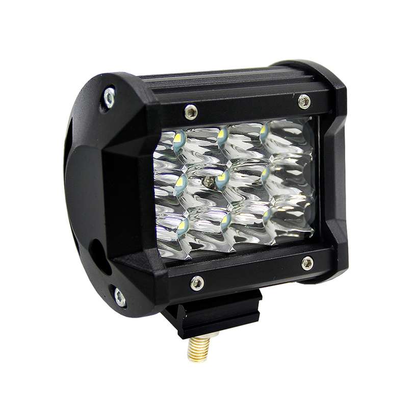 4 inch Three Rows Led Light Bar Modified Off-road Lights Roof Light Bar IP67 Waterproof 9W Condenser
