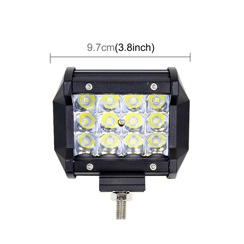 4 inch Three Rows Led Light Bar Modified Off-road Lights Roof Light Bar IP67 Waterproof 9W Condenser