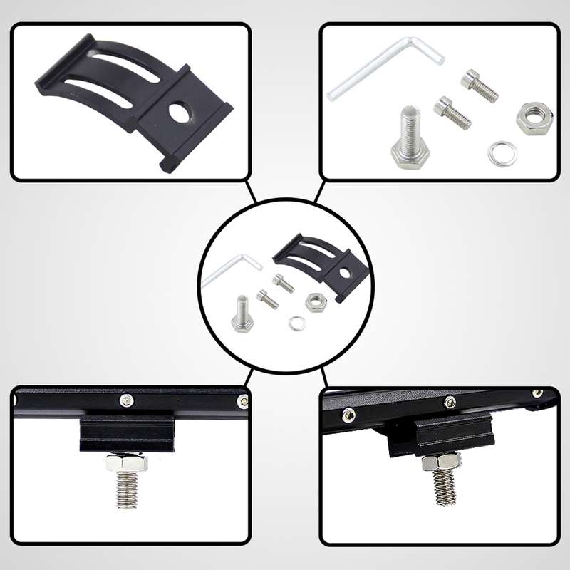 5 inch 18W 24 LED Waterproof IP67 Two Bar Modified Off-road Lights Spotlight Light Car Work Lights,