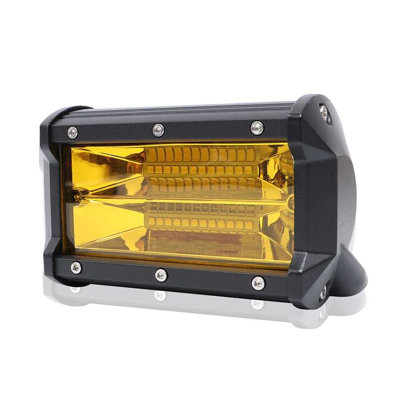5 inch 18W 24 LED Waterproof IP67 Two Bar Modified Off-road Lights Spotlight Light Car Work Lights,