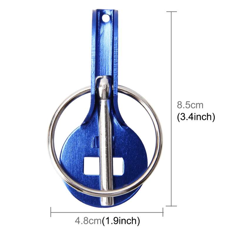 A Pair Universal Automobile Engine Cover Lock Carbon Fiber Hood Lock Car Modification Cover Lock Pul
