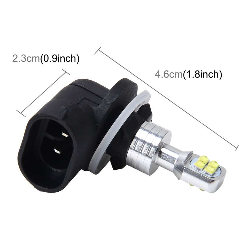 2pcs 881 40W 800 LM 6000K 8 LEDs Car Fog Light, DC 12V(White Light)