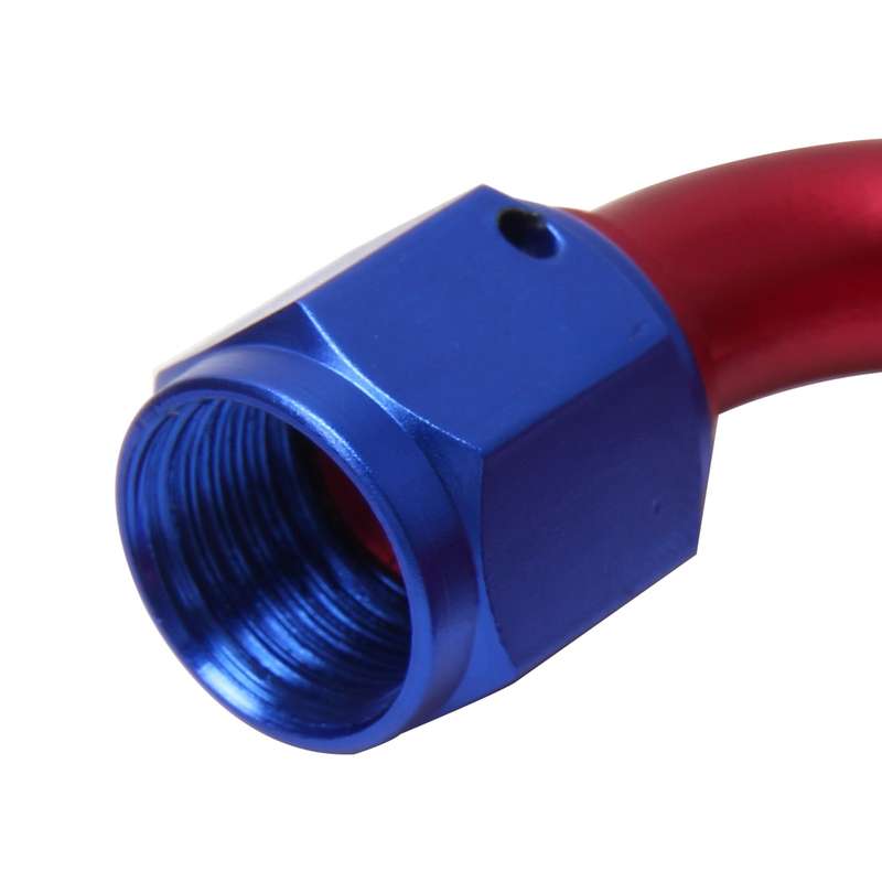 Pipe Joints 180 Degree Swivel Oil Fuel Fitting Adaptor Oil Cooler Hose Fitting Aluminum Alloy AN6 Cu