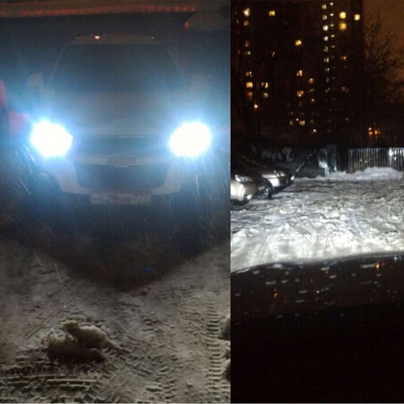2 PCS 9006 18W 1800 LM 6000K IP68 Casnbus Constant Current Car LED Headlight with 2 COB Lamps, DC 9-