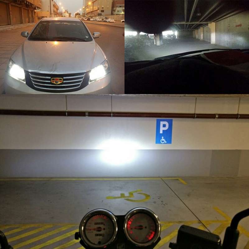 2 PCS 9006 18W 1800 LM 6000K IP68 Casnbus Constant Current Car LED Headlight with 2 COB Lamps, DC 9-