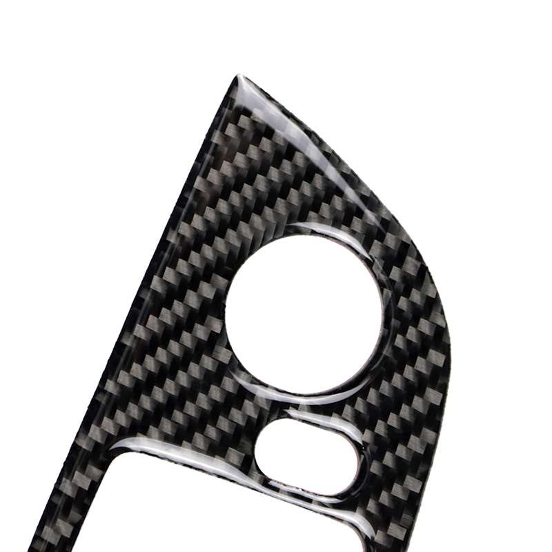 Car Carbon Fiber Window Lift Panel Without Folding Key Three Color Decorative Sticker for BMW Z4 Lef
