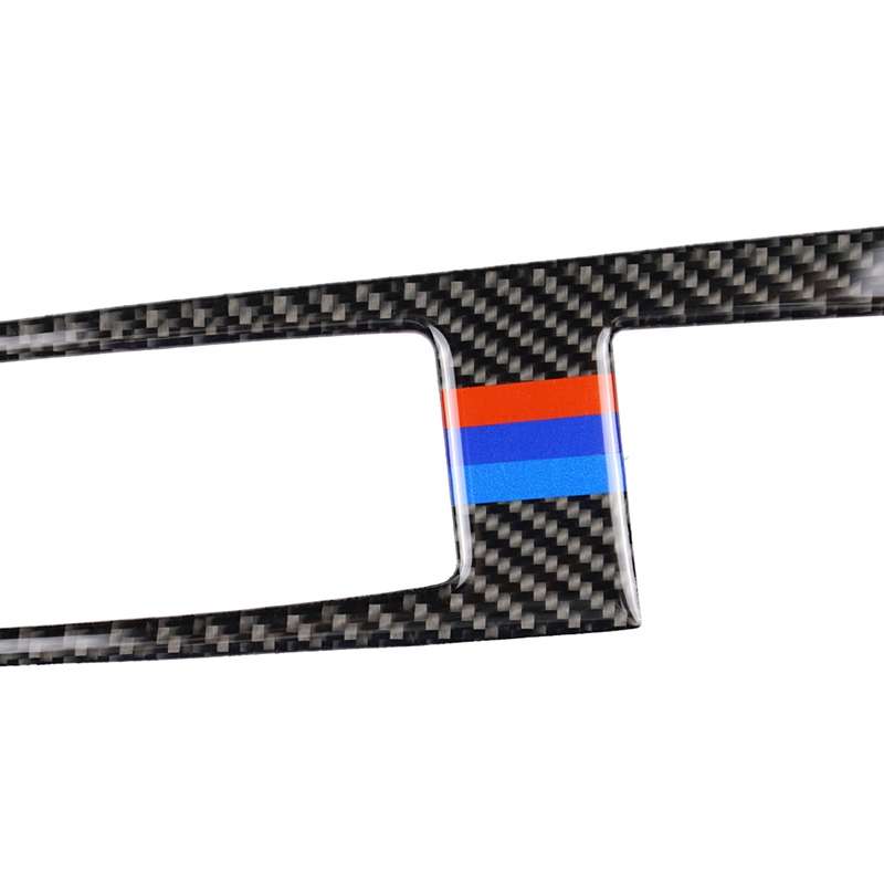 Car Carbon Fiber Window Lift Panel Without Folding Key Three Color Decorative Sticker for BMW Z4 Lef