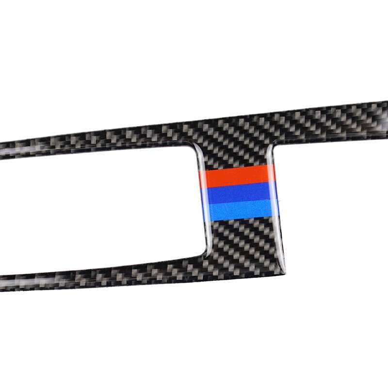 Car Carbon Fiber Window Lift Panel With Folding Key Three Color Decorative Sticker for BMW Z4 2009-
