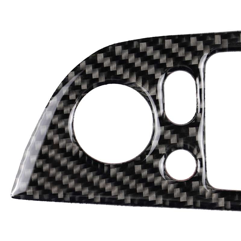 Car Carbon Fiber Window Lift Panel With Folding Key Three Color Decorative Sticker for BMW Z4 2009-