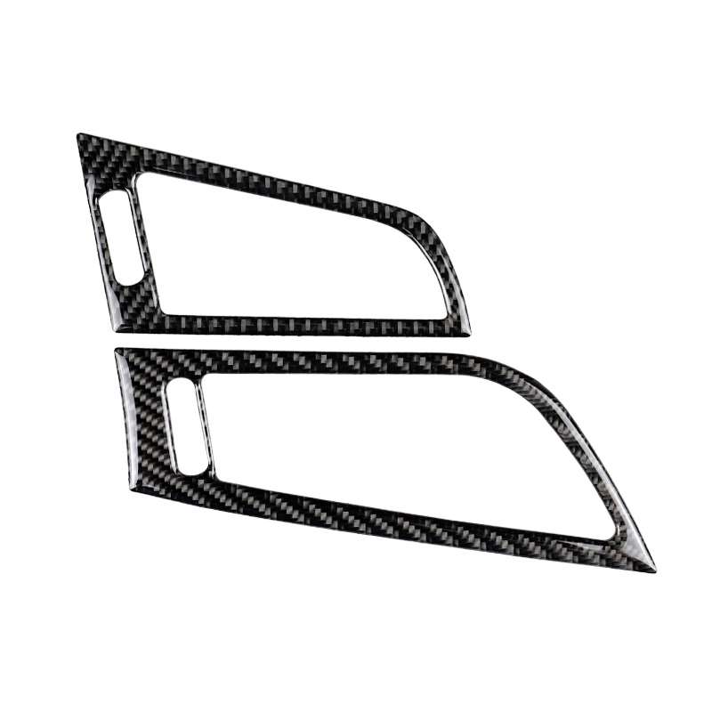 Car Carbon Fiber Side Air Outlet Panel Solid Color Decorative Sticker for BMW Z4 2009-2015, Suitable