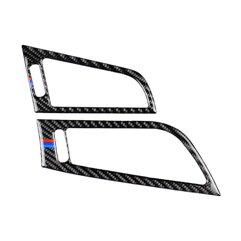 Car Carbon Fiber Side Air Outlet Panel Three Color Decorative Sticker for BMW Z4 2009-2015, Suitable