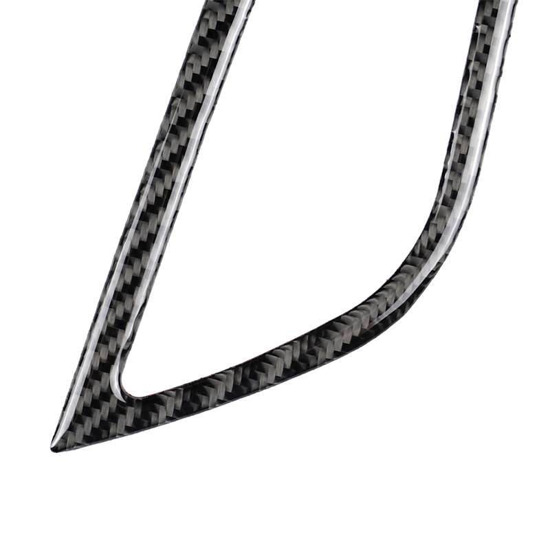 Car Carbon Fiber Side Air Outlet Panel Three Color Decorative Sticker for BMW Z4 2009-2015, Suitable