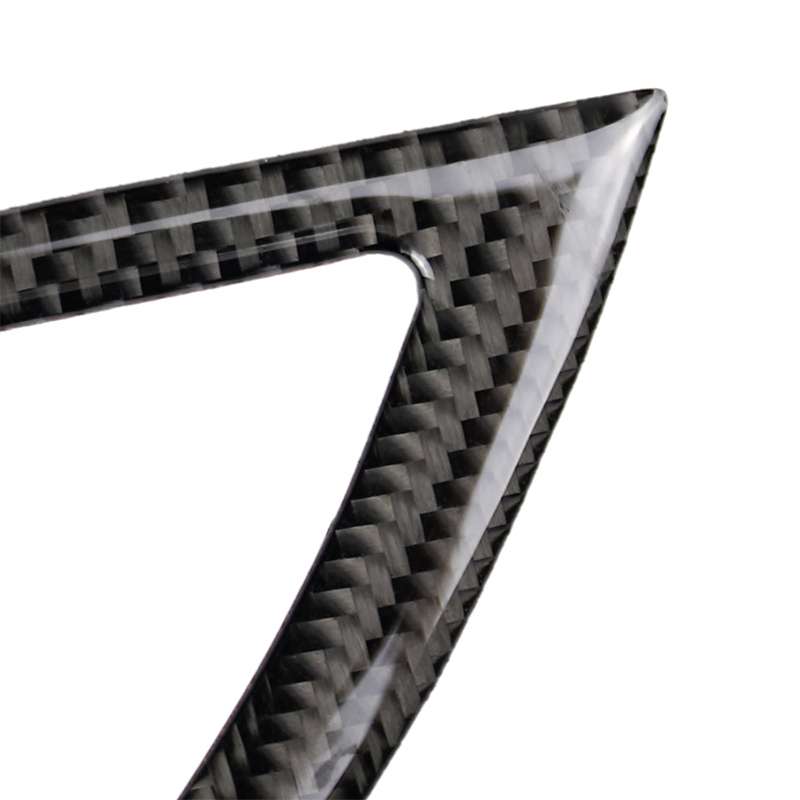 2 PCS For Left Driving Car Carbon Fiber Intermediate Air Outlet Panel Soild Color Decorative Sticker