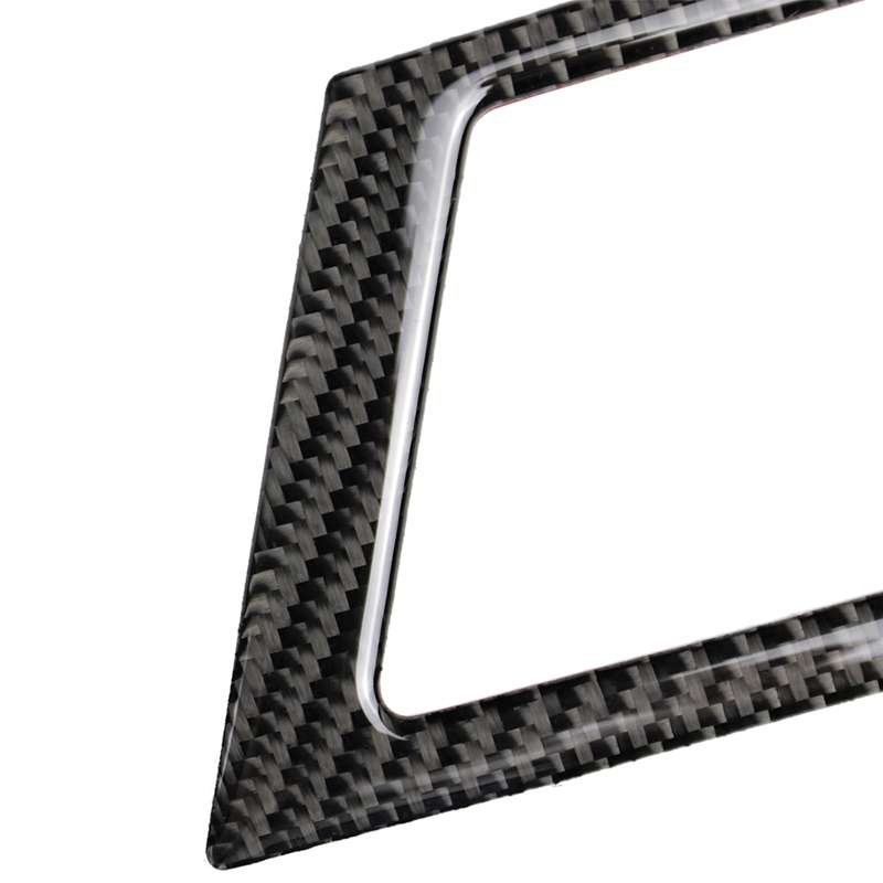 2 PCS For Left Driving Car Carbon Fiber Intermediate Air Outlet Panel Soild Color Decorative Sticker