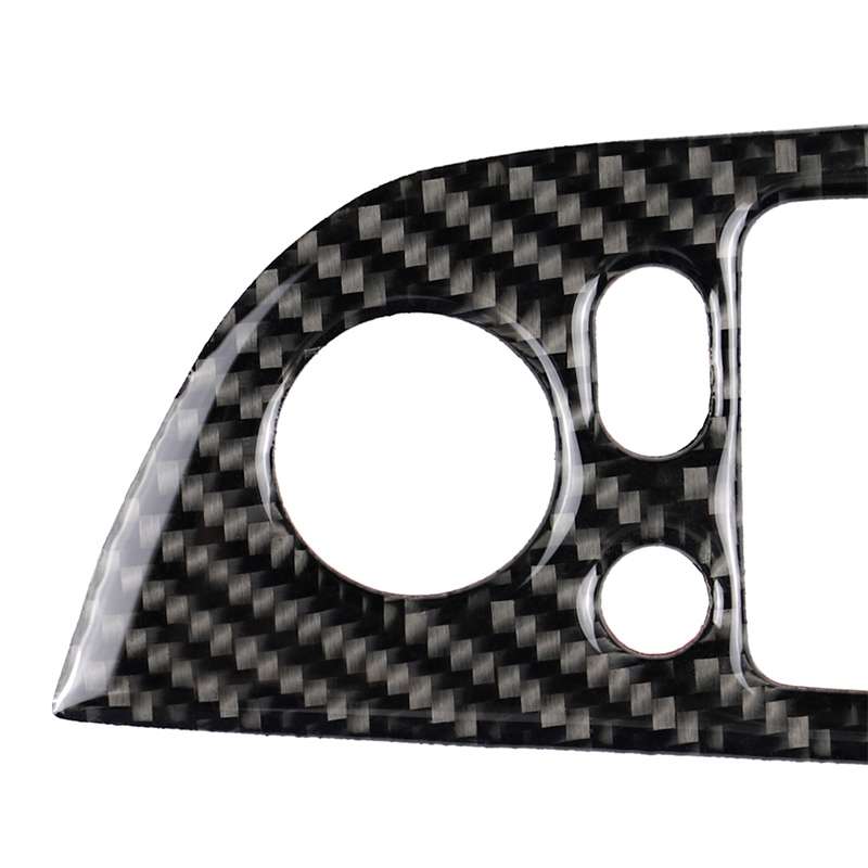 Car Carbon Fiber Window Lift Panel With Folding Key Soild Decorative Sticker for Left Drive BMW Z4