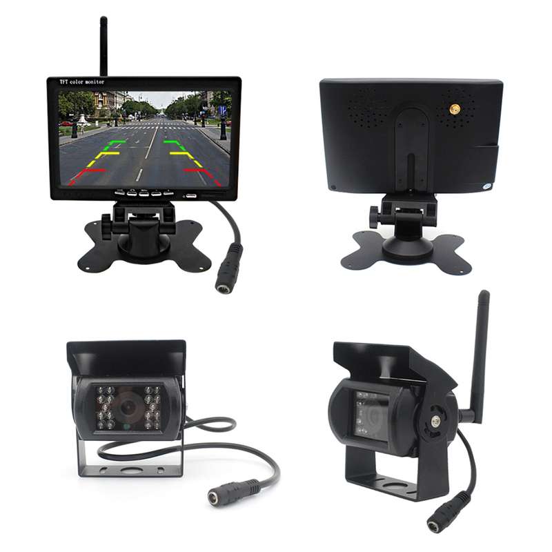 PZ-607-W1-A Wireless Single Cameras Rear View Camera Infrared Night Vision Rear View Parking Reversi