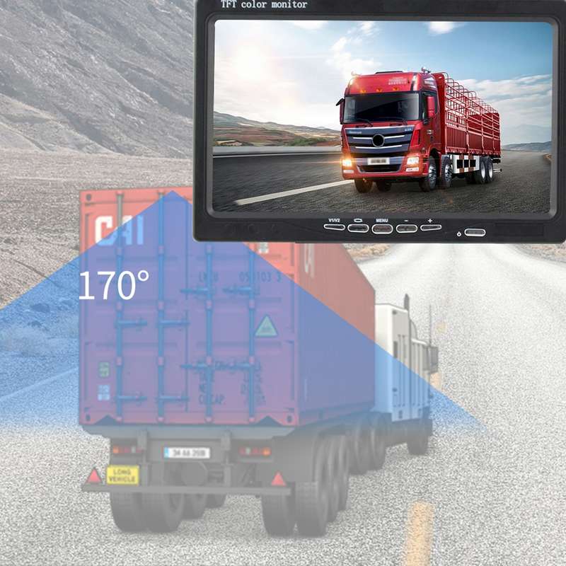 PZ-607-W1-A Wireless Single Cameras Rear View Camera Infrared Night Vision Rear View Parking Reversi