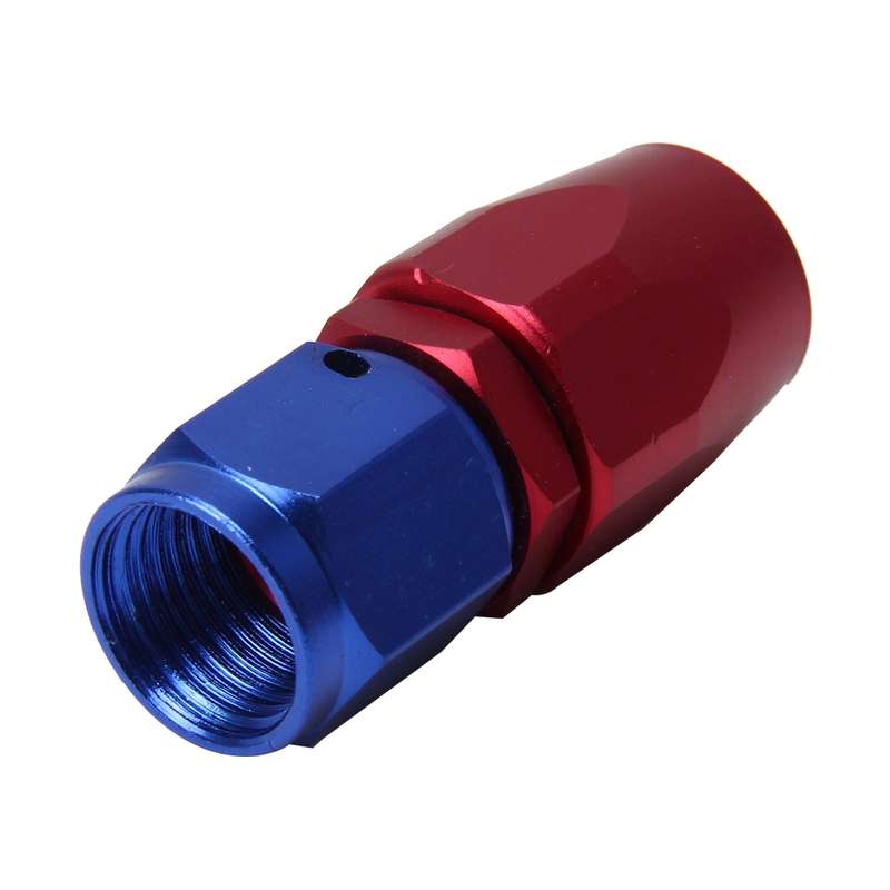 Pipe Joints 0 Degree Swivel Oil Fuel Fitting Adaptor Oil Cooler Hose Fitting Aluminum Alloy AN6 Fitt