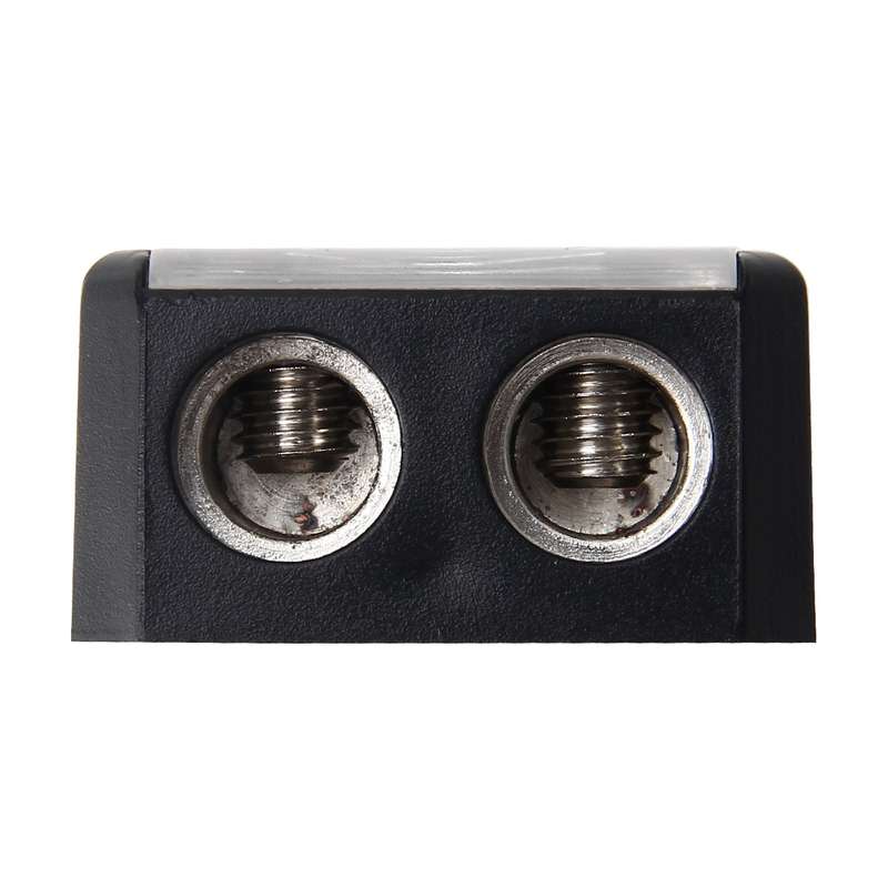 Car Stereo Car Audio Fuse Holder Insurance 60A Car Audio Fuse Holder 1 in 2 Ways Car Auto Fuse Holde