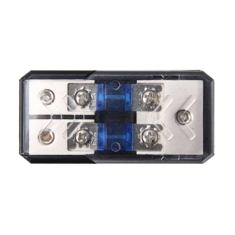 Car Stereo Car Audio Fuse Holder Insurance 60A Car Audio Fuse Holder 1 in 2 Ways Car Auto Fuse Holde