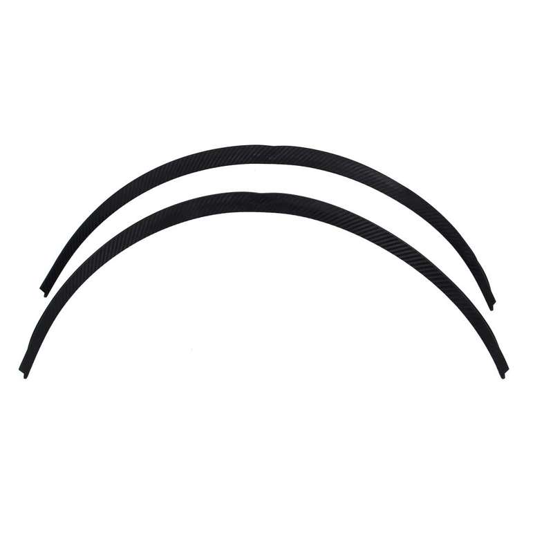2 PCS 75cm Car Stickers Rubber Large Round Arc Strips Universal Fender Flares Wheel Eyebrow Decal St