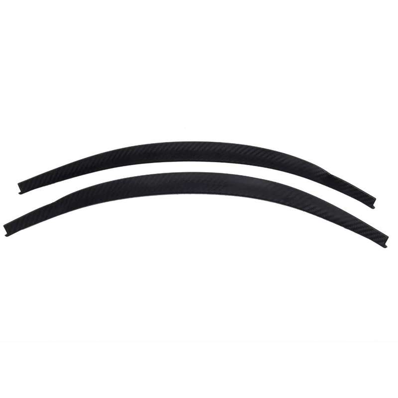 2 PCS 45cm Car Stickers Rubber Large Round Arc Strips Universal Fender Flares Wheel Eyebrow Decal St