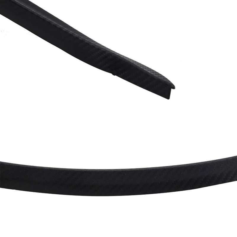 2 PCS 45cm Car Stickers Rubber Large Round Arc Strips Universal Fender Flares Wheel Eyebrow Decal St